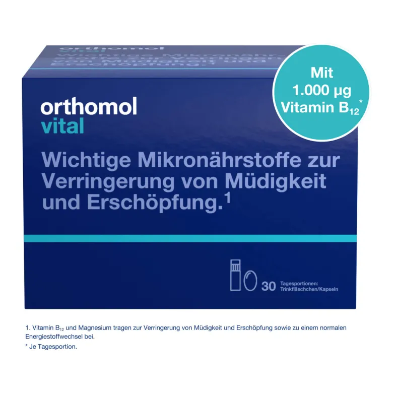 Orthomol Vital Trinkfläschchen/Kapseln Kombipackung, 30 St