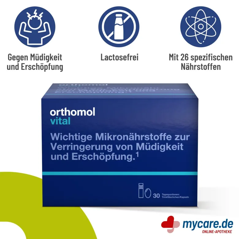 Orthomol Vital Trinkfläschchen/Kapseln Kombipackung, 30 St