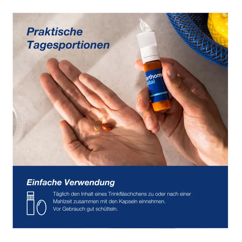 Orthomol Vital Trinkfläschchen/Kapseln Kombipackung, 30 St