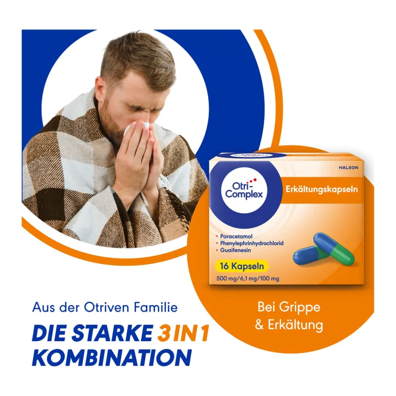 OtriComplex Erkältungskapseln, 16 St