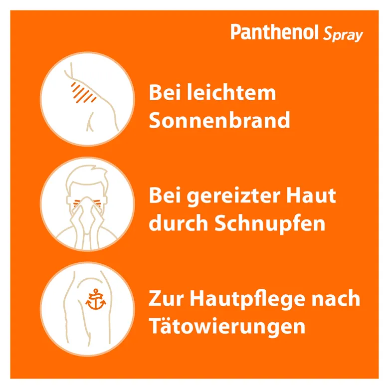 Panthenol Spray, zur Wundheilung der Haut, 130 g