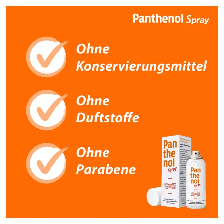 Panthenol Spray, zur Wundheilung der Haut, 130 g