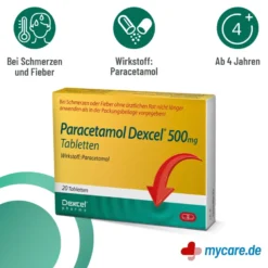 Paracetamol Dexcel 500 mg Tabletten, 20 St