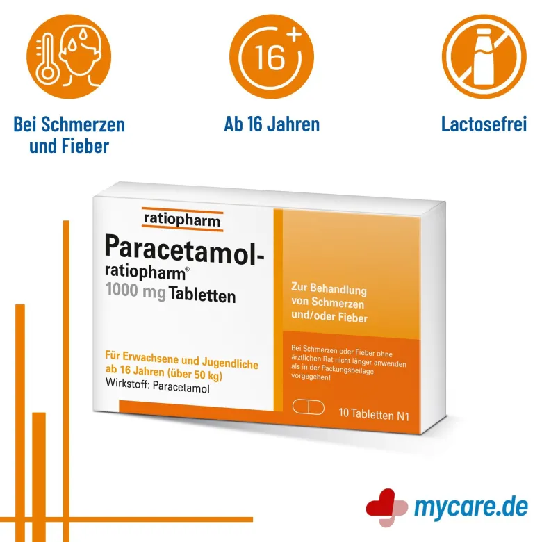 Paracetamol-ratiopharm 1000 mg, 10 St