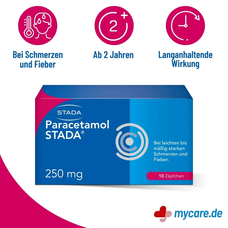 Paracetamol Stada 250 mg Zäpfchen, 10 St