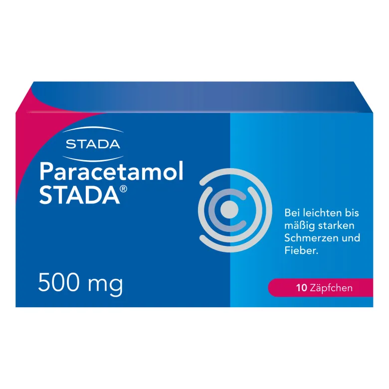 Paracetamol Stada 500 mg Zäpfchen, 10 St