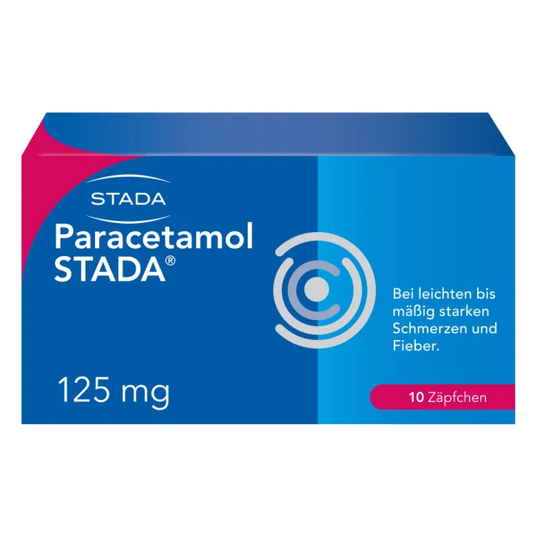 Paracetamol Stada 125 mg Zäpfchen, 10 St