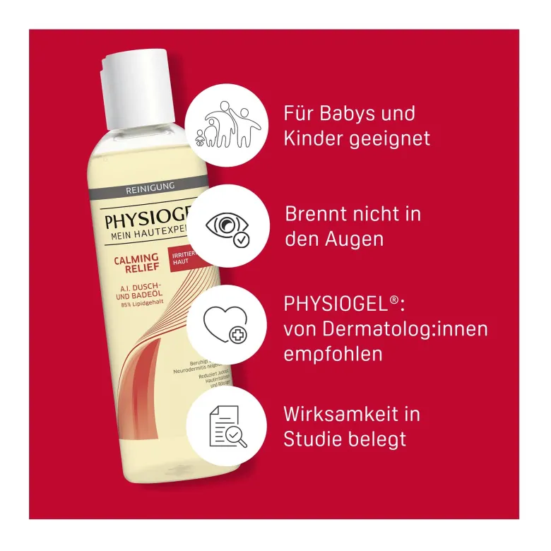 Physiogel Calming Relief A.I. Dusch-und Badeöl, 400 ml