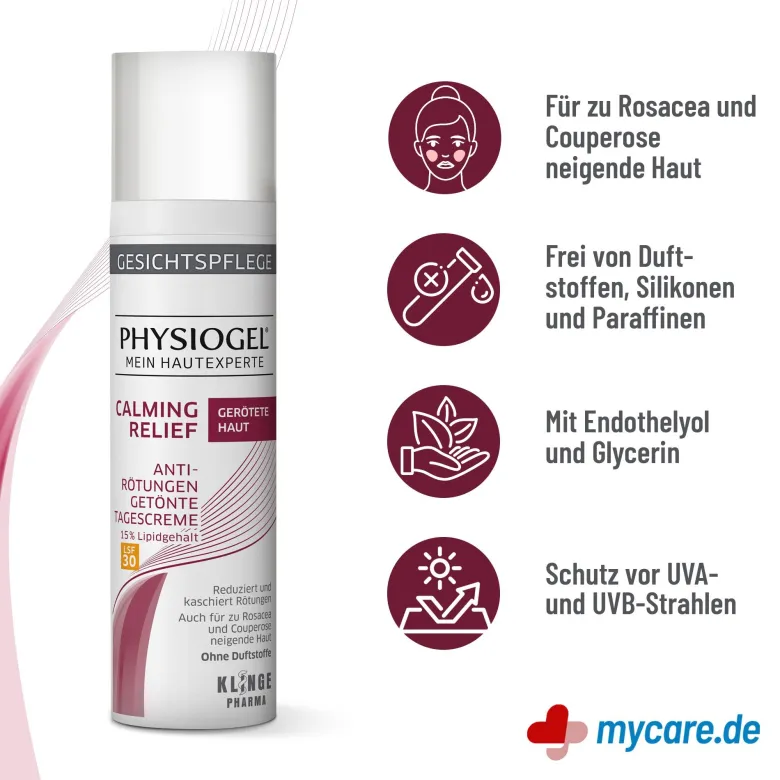 Physiogel Calming Relief Anti-Rötungen Tagescreme LSF30, 40 ml