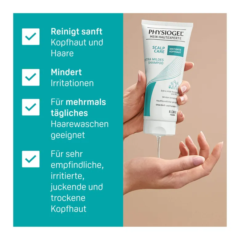 Physiogel Scalp Care Extra Mildes Shampoo, 200 ml
