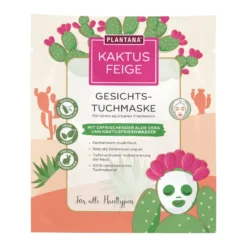 Plantana Gesichtstuchmaske Aloe Vera & Kaktusfeige, 1 St