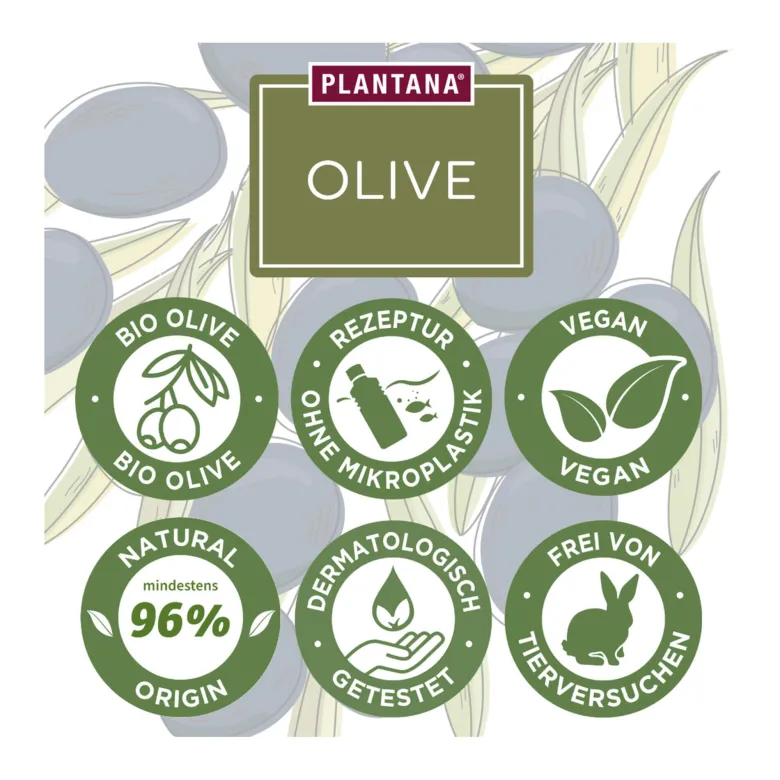 Plantana Oliven Pflegedusche, 500 ml