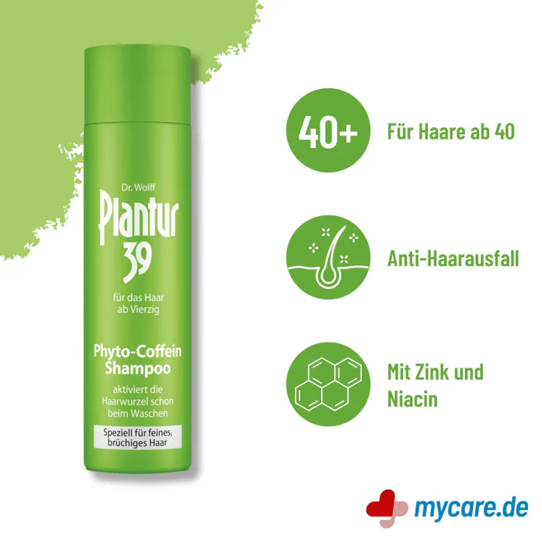 Plantur 39 Phyto-Coffein-Shampoo, 250 ml