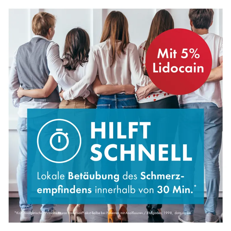 Posterisan akut 50 mg/g Rektalsalbe, 25 g