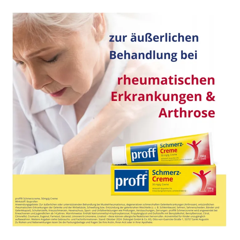 Proff Schmerzcreme, 150 g