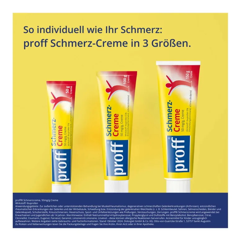 Proff Schmerzcreme, 150 g