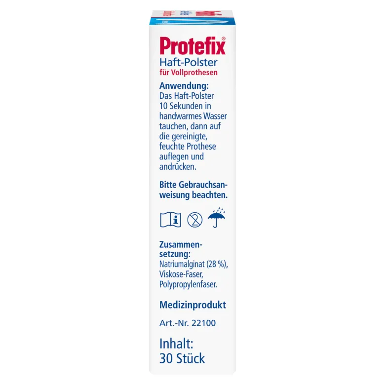 Protefix Haftpolster für Vollprothesen, 30 St