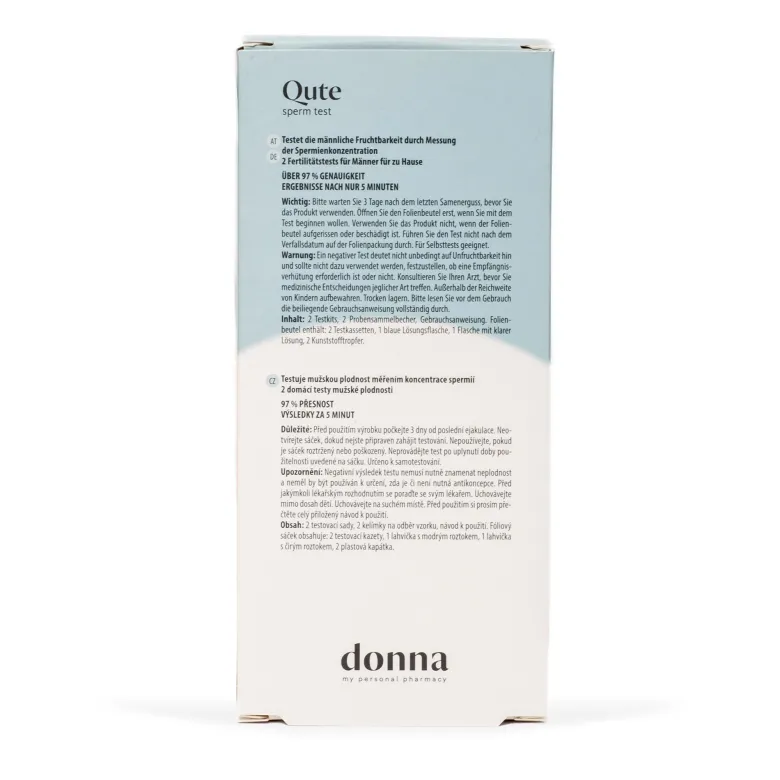 Qute Sperma Test, 2 St