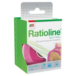 Ratioline Sport-Tape 5 cm x 5 m pink, 1 St