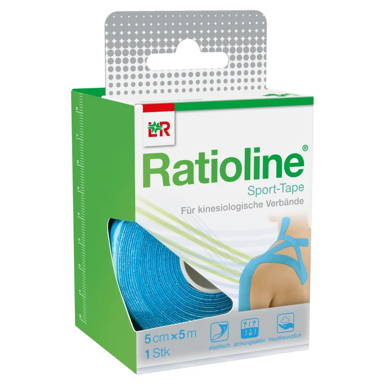 Ratioline Sport-Tape 5 cm x 5 m türkis, 1 St