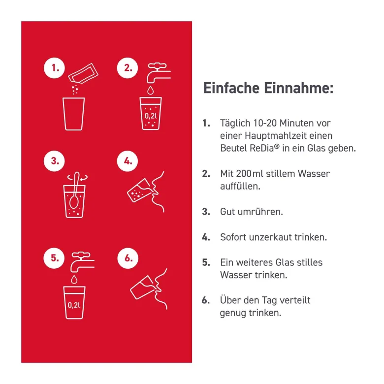 ReDia Ballaststoff-Drink, 30X12 g
