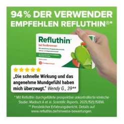 Refluthin bei Sodbrennen Kautabletten Fruchtgeschmack, 48 St