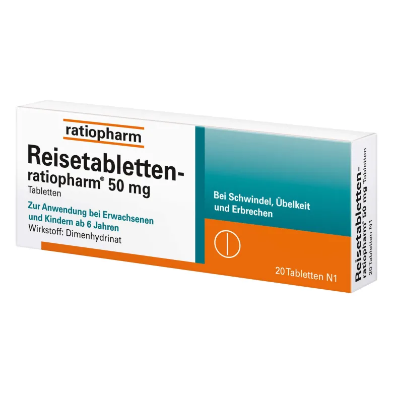 Reisetabletten-ratiopharm, 20 St