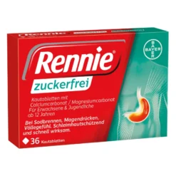 Rennie zuckerfrei Kautabletten, 36 St