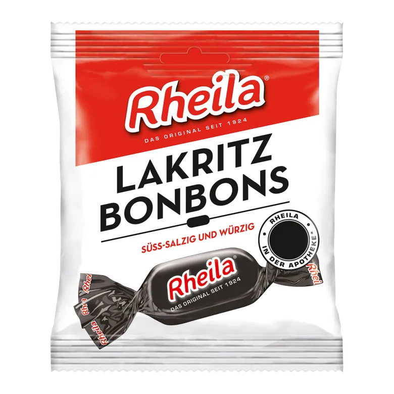 Rheila Lakritz Bonbons mit Zucker, 50 g