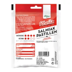 Rheila Salmiak Pastillen mit Zucker, 90 g