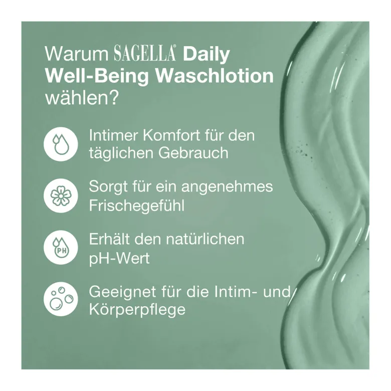 Sagella pH 3,5 Waschlotion Daily Well-Being, 250 ml