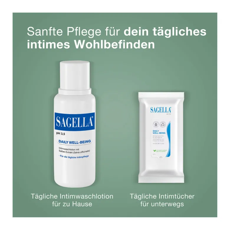 Sagella pH 3,5 Waschlotion Daily Well-Being, 250 ml