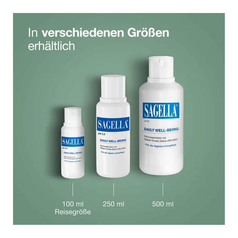 Sagella pH 3,5 Waschlotion Daily Well-Being, 250 ml