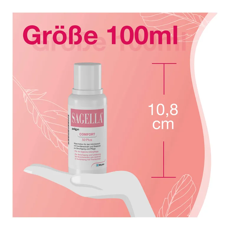 Sagella Poligyn Comfort 50 +, Intimwaschlotion, 100 ml