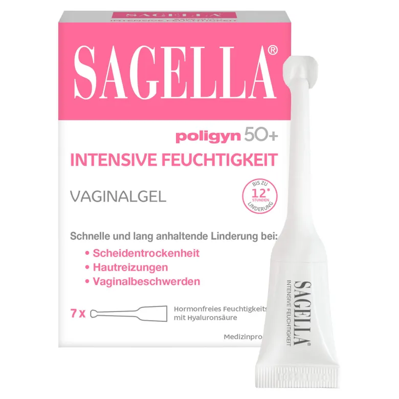Sagella Poligyn 50+ Intensive Feuchtigkeit Vaginalgel, 7 St