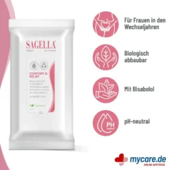 Sagella poligyn 50 Plus Reinigunstücher, 15 St