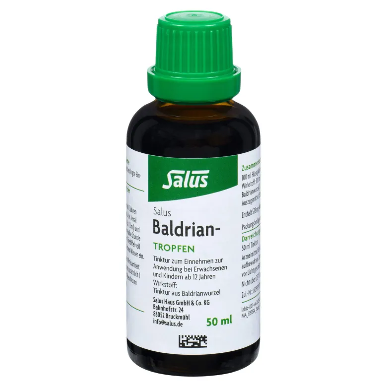 Salus Baldrian Tropfen Baldriantinktur Bio, 50 ml