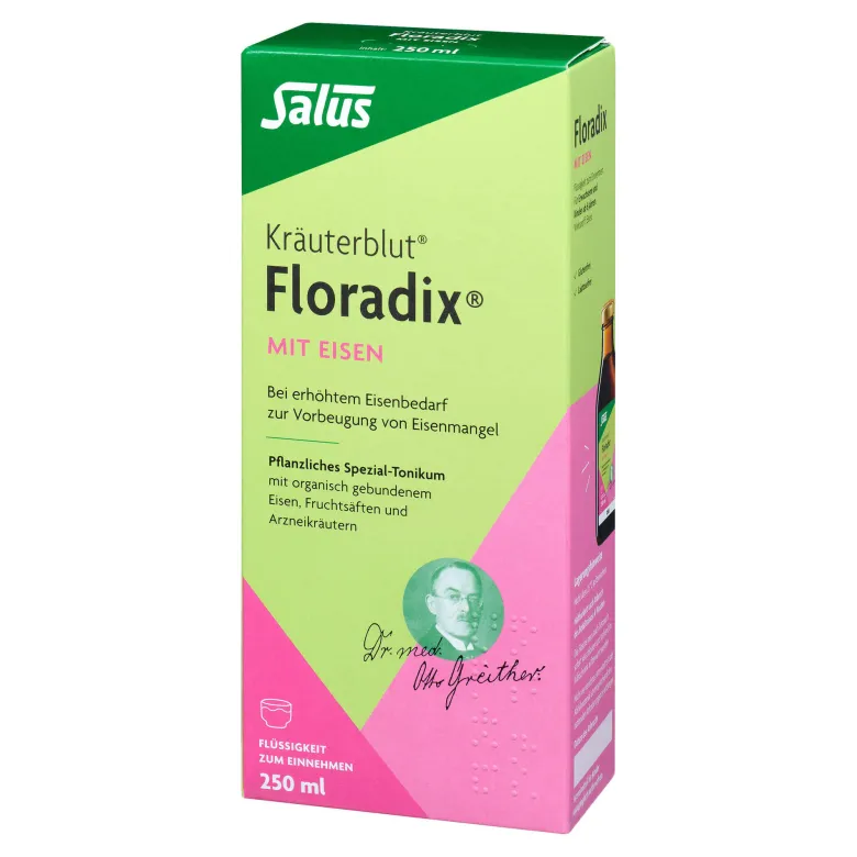 Salus Floradix mit Eisen Flüssigkeit zum Einnehmen, 250 ml