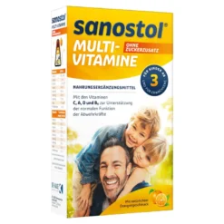 Sanostol Multi-Vitamin Saft ohne Zuckerzusatz, 230 ml