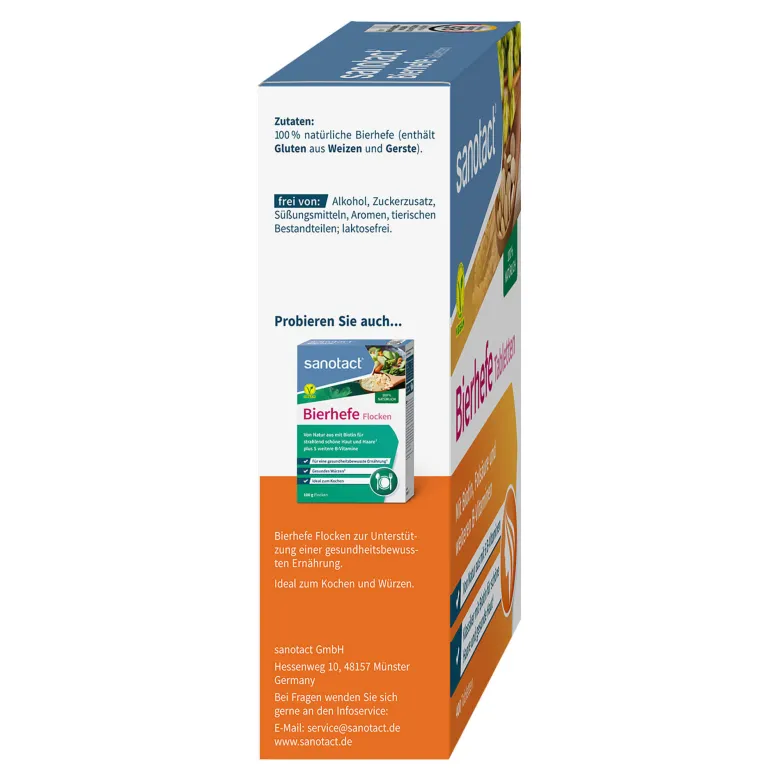 Sanotact Bierhefe Tabletten, 200 g