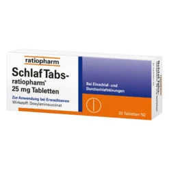 SchlafTabs-ratiopharm 25 mg Tabletten, 20 St