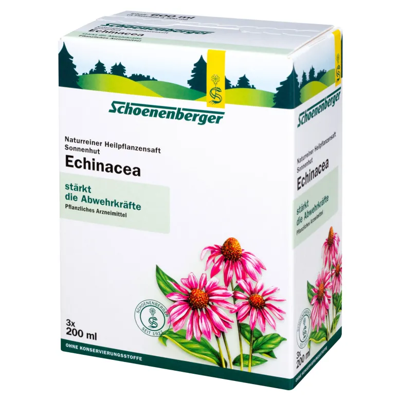 Schoenenberger Echinacea Saft Sonnenhut, 3X200 ml