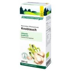 Schoenenberger Knoblauch, naturreiner Pflanzentrunk, 200 ml