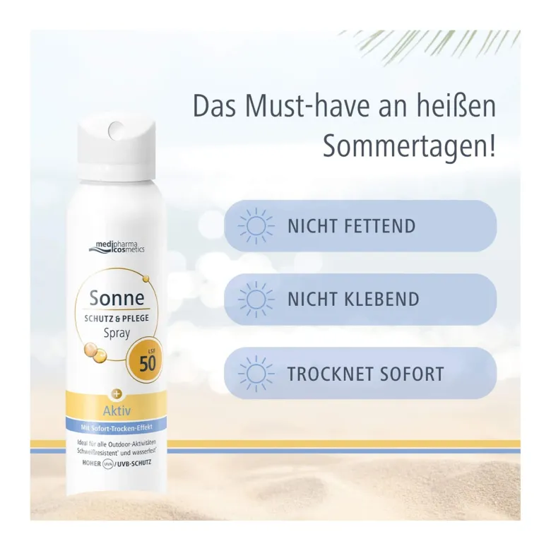 Schutz & Pflege Aktiv-Aerosol-Spray LSF 50, 150 ml
