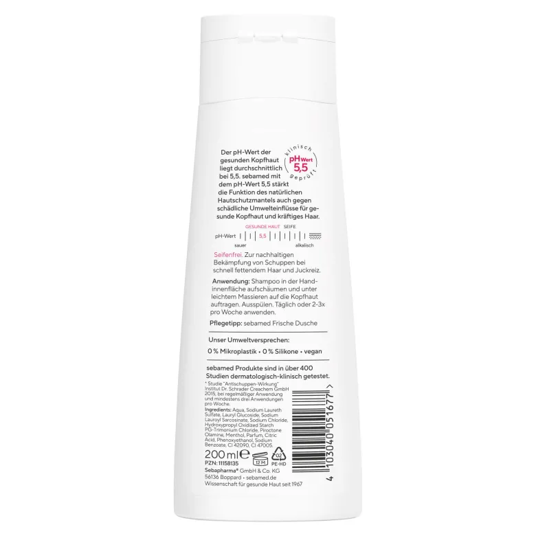 Sebamed Anti Schuppen Shampoo Plus, 200 ml