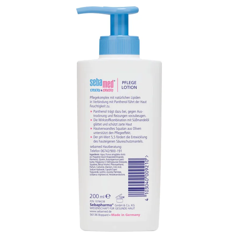 Sebamed Baby & Kind Pflegelotion, 200 ml