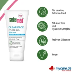 Sebamed Clear Face Pflege-Gel, 50 ml