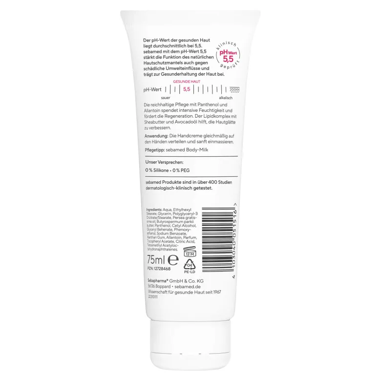 Sebamed Intensive Handcreme Panthenol-Complex+Sheabutter, 75 ml