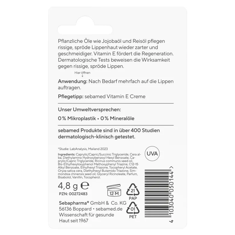 Sebamed Lippenpflegestift, 4.7 g