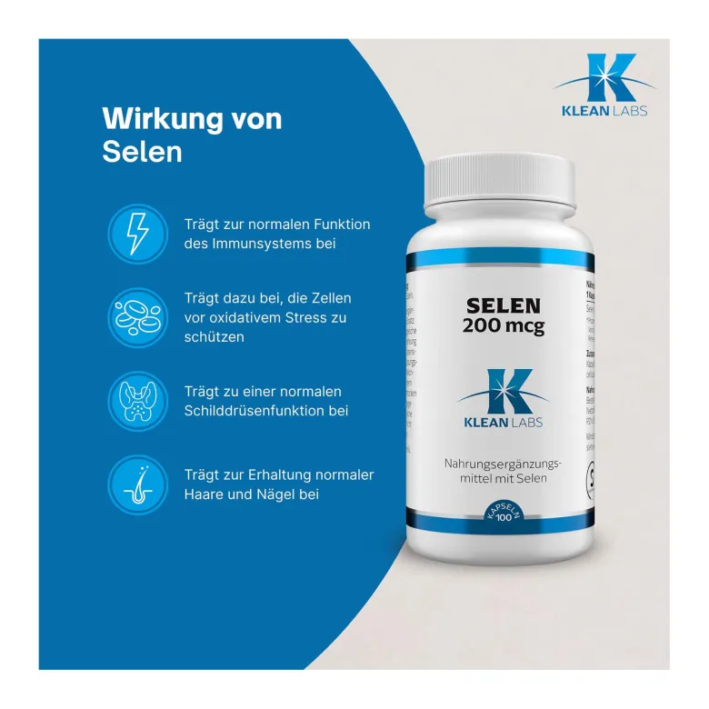 Selen 200 µg Kapseln, 100 St